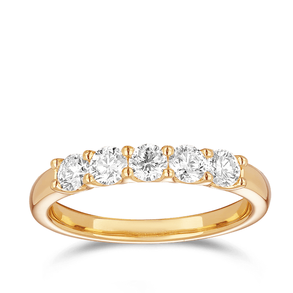0.75 Carat Diamond Ring in 18ct Yellow Gold Hardy Brothers 