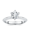 Arete 1.00 Carat Diamond Solitaire Engagement Ring in Platinum Hardy Brothers 