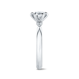 Arete 1.00 Carat Diamond Solitaire Engagement Ring in Platinum Hardy Brothers 