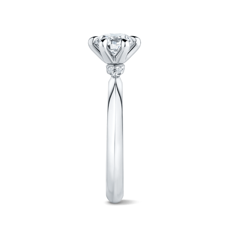 Arete 1.00 Carat Diamond Solitaire Engagement Ring in Platinum Hardy Brothers 