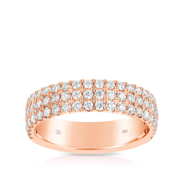 Quintessential 1.00 Carat Diamond Ring in 18ct Rose Gold Hardy Brothers 