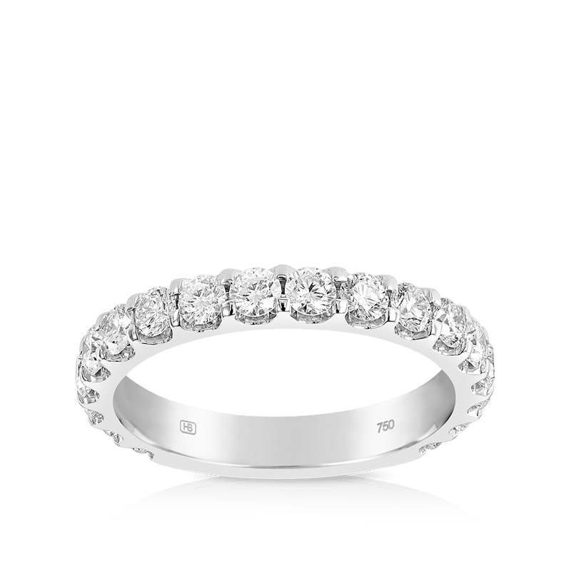 Quintessential 1.25 Carat Diamond Ring in 18ct White Gold Hardy Brothers 