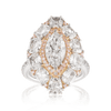 Vault 1.54 Carat Marquise Diamond Ring in 18ct White Gold Hardy Brothers 