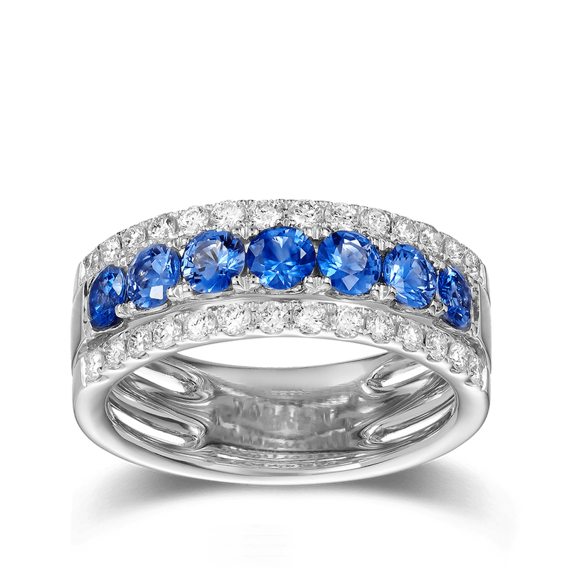 1.79ct Sapphire and Diamond Dress Ring Hardy Brothers Jewellers
