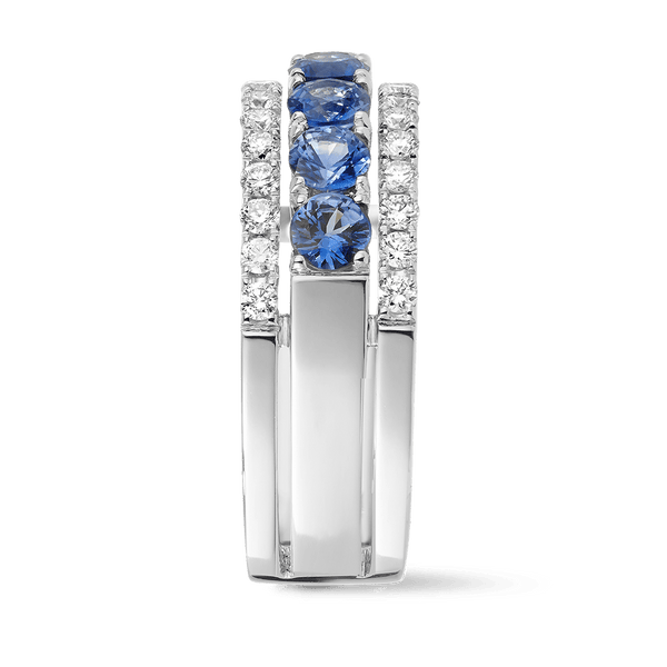 1.79ct Sapphire and Diamond Dress Ring Hardy Brothers Jewellers