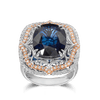 Vault 11.47 Carat Australian Sapphire Ring in 18ct White Gold Hardy Brothers 