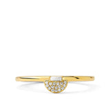 14ct Yellow Gold Pave Set Diamond Ring TGW  0.06ct Hardy Brothers Jewellers