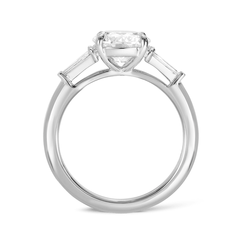 Trilogy baguette diamond ring deals