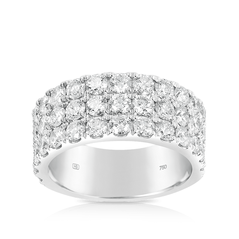 Quintessential 3.00 Carat Diamond Ring in 18ct White Gold Hardy Brothers Jewellers