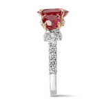 Vault 6.24 Carat Trilogy Ruby and Diamond Ring  Hardy Brothers 