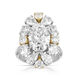 7.50ct Oval Cut Diamond Vault Ring Hardy Brothers Jewellers