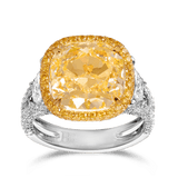 8.25ct Fancy Yellow Diamond Vault Ring Hardy Brothers Jewellers