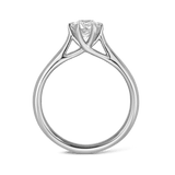 Amora 0.70 Carat Diamond Solitaire Engagement Ring in 18ct White Gold Hardy Brothers