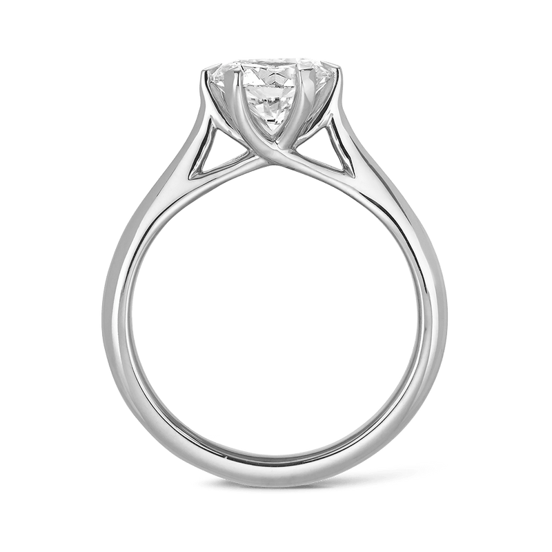 Amora 1.50 Carat Diamond Solitaire Engagement Ring in 18ct White Gold Hardy Brothers