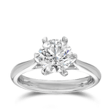 Amora 2.00 Carat Diamond Solitaire Engagement Ring in Platinum Hardy Brothers Jewellers