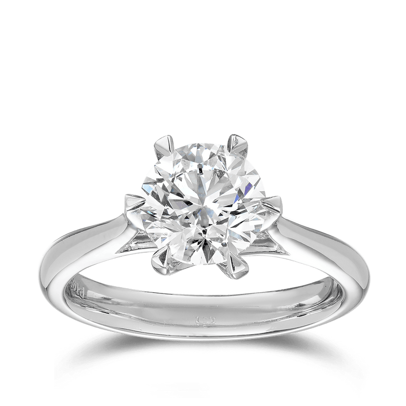 Solitaire engagement ring online designs