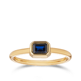 Arabella Sapphire Ring in 18ct Yellow Gold Hardy Brothers 