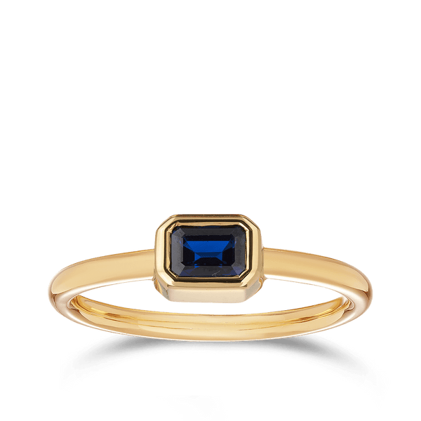 Arabella Sapphire Ring in 18ct Yellow Gold Hardy Brothers 