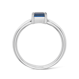 Arabella Sapphire Ring in 18ct White Gold Hardy Brothers 