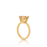 Argyle Fancy Brown diamond tri-claw ring with matching band Hardy Brothers Jewellers