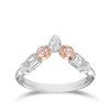 Argyle Pink Diamond and White Diamond Fancy Band Hardy Brothers Jewellers