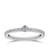 Kimberley Blue Round Brilliant Diamond Stacker Hardy Brothers Jewellers