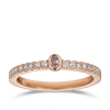 Kimberley Oval Argyle Pink Diamond Stacker Hardy Brothers Jewellers