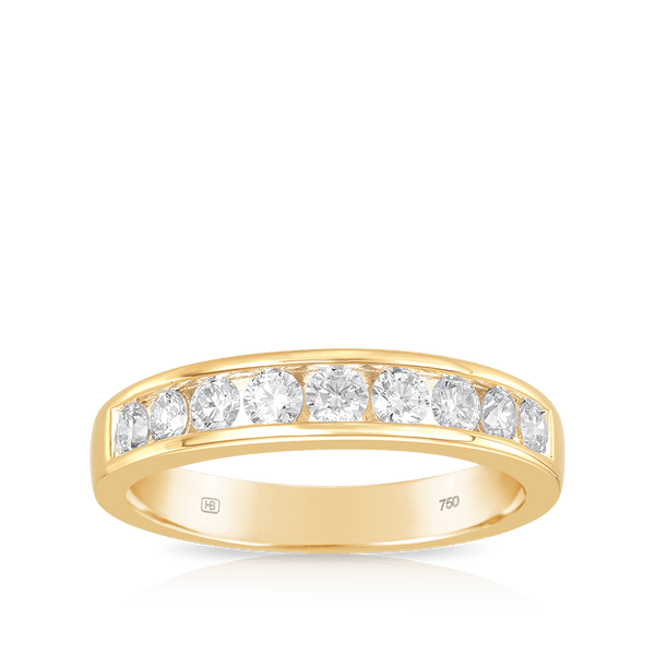 Quintessential 0.63 Carat Diamond Ring in 18ct Yellow Gold Hardy Brothers 