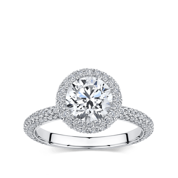 Engagement Rings Australia Luxury Diamond Halo Solitaire