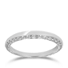Paeonia 0.45ct Full Circle Diamond Wedding Ring in 18ct White Gold Hardy Brothers Jewellers