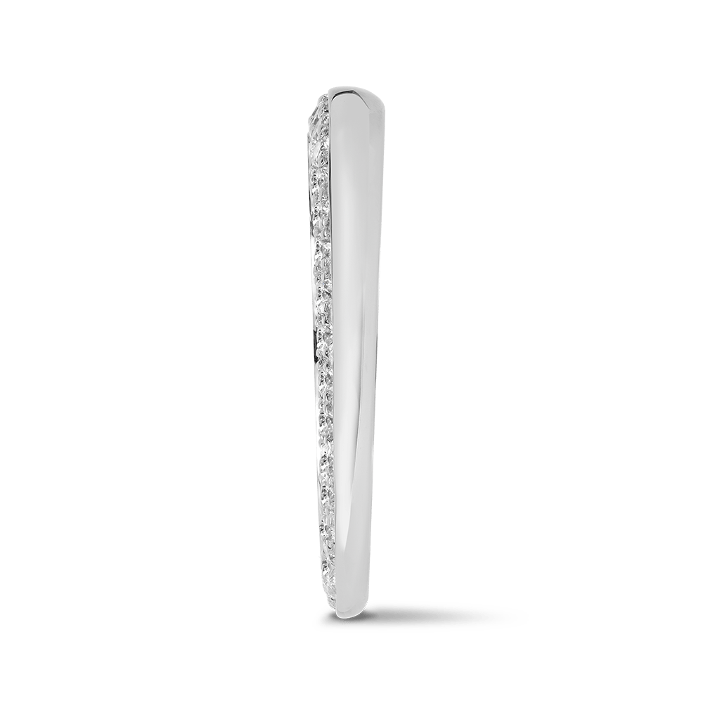 Paeonia 0.45ct Full Circle Diamond Wedding Ring in 18ct White Gold Hardy Brothers Jewellers