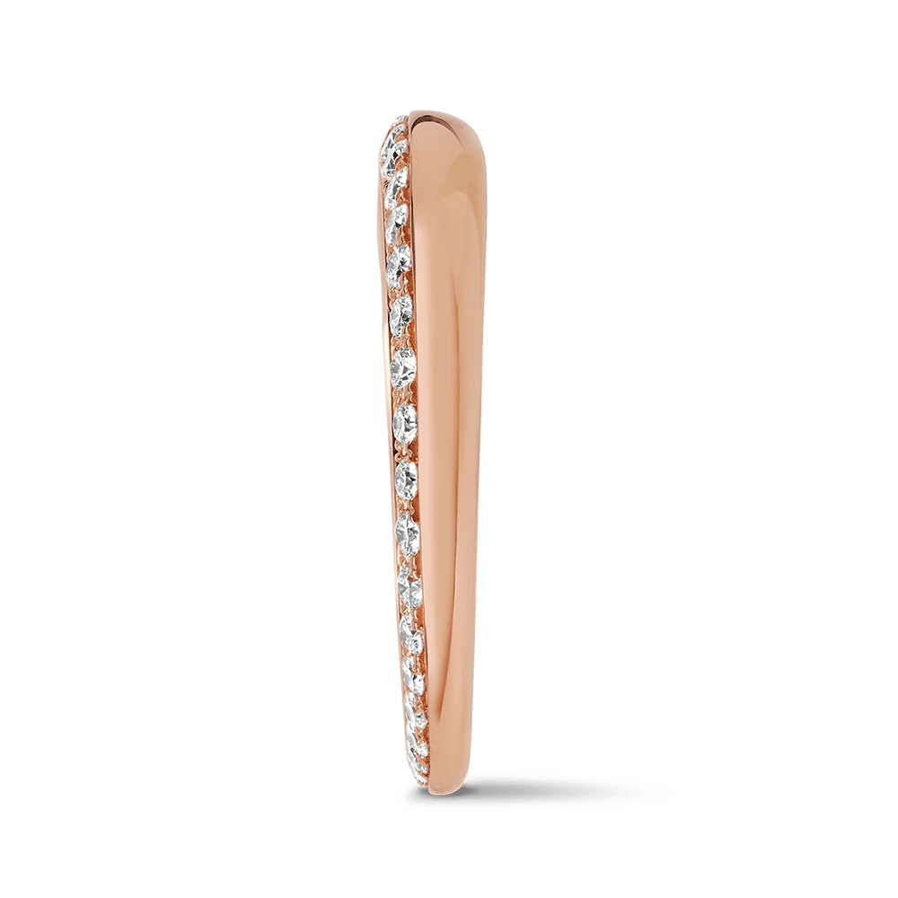 Paeonia 0.45ct Full Circle Diamond Wedding Ring in 18ct Rose Gold Hardy Brothers Jewellers