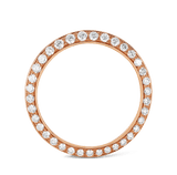 Paeonia 0.45ct Full Circle Diamond Wedding Ring in 18ct Rose Gold Hardy Brothers Jewellers