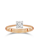 Paeonia 0.70 Carat Diamond Solitaire Engagement Ring in 18ct Rose Gold Hardy Brothers