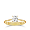 Paeonia 1.00 Carat Diamond Solitaire Engagement Ring in 18ct White Gold Hardy Brothers 