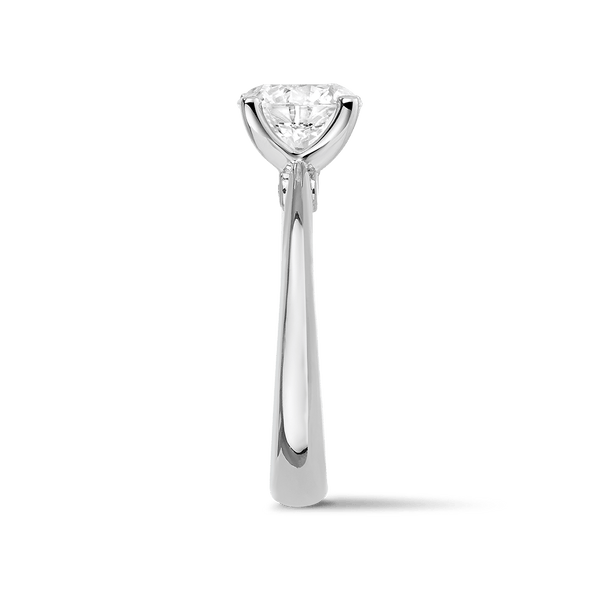 Paeonia 2.00 Carat Diamond Solitaire Engagement Ring in Platinum Hardy Brothers 