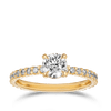 Quintessential 0.50 Carat Diamond Solitaire Engagement Ring in 18ct Yellow Gold Hardy Brothers 