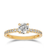 Quintessential 0.50 Carat Diamond Solitaire Engagement Ring in 18ct Yellow Gold Hardy Brothers 