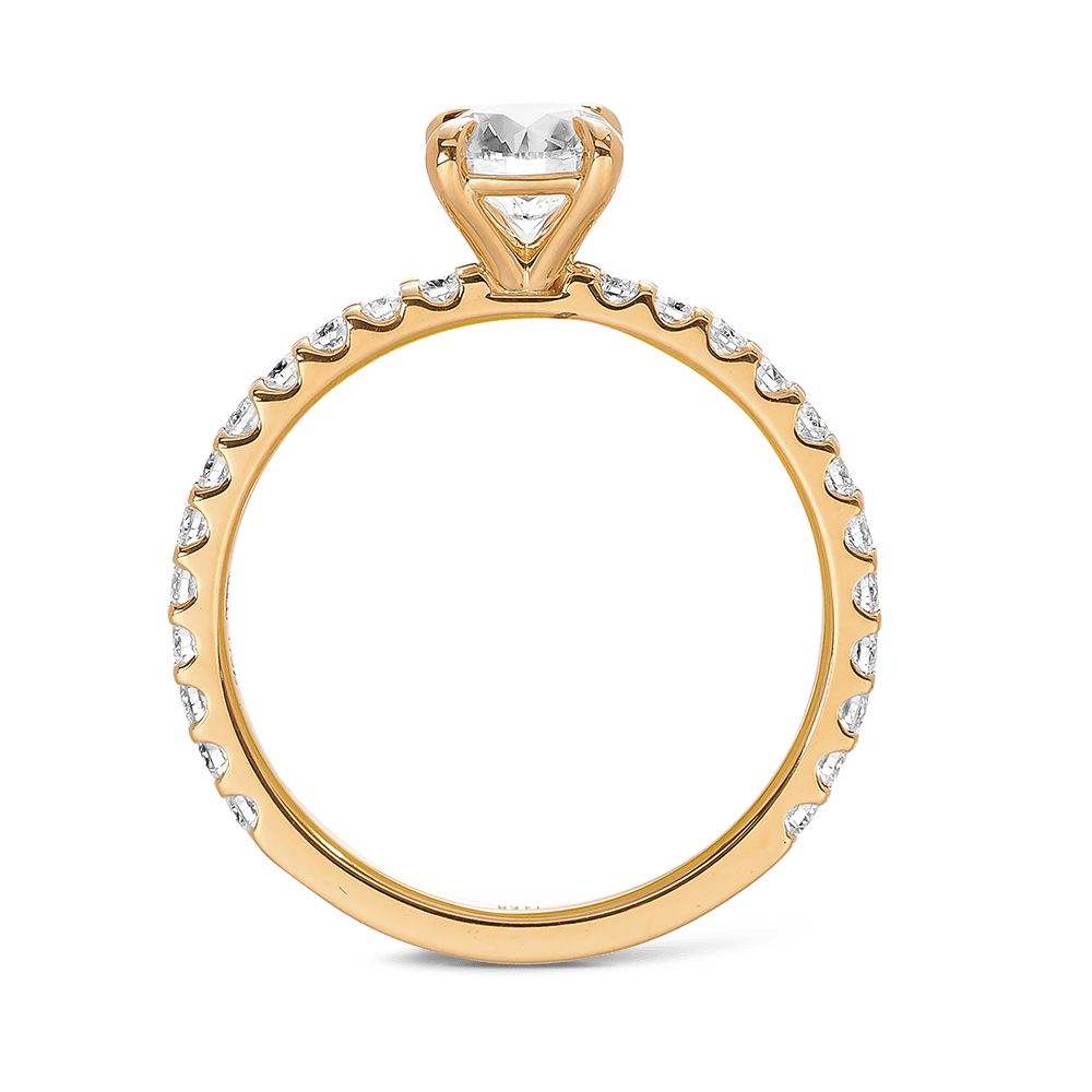 Quintessential 0.50 Carat Diamond Solitaire Engagement Ring in 18ct Yellow Gold Hardy Brothers 