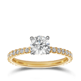 Quintessential 0.75 Carat Diamond Solitaire Engagement Ring in 18ct Yellow Gold Hardy Brothers 