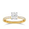 Quintessential 1.00 Carat Oval Solitaire Engagement Ring in 18ct Yellow Gold Hardy Brothers 