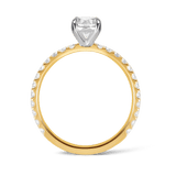 Quintessential 1.00 Carat Oval Solitaire Engagement Ring in 18ct Yellow Gold Hardy Brothers 