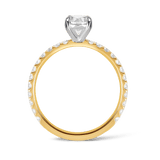 Quintessential 1.00 Carat Oval Solitaire Engagement Ring in 18ct Yellow Gold Hardy Brothers 