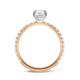 Quintessential 1.00 Carat Oval Solitaire Engagement Ring in 18ct Rose Gold Hardy Brothers 