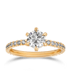Quintessential 1.00 Carat Diamond Solitaire Engagement Ring in 18ct Yellow Gold Hardy Brothers 
