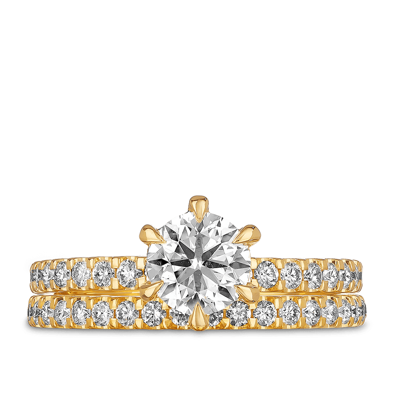 Quintessential 1.00 Carat Diamond Solitaire Engagement Ring in 18ct Yellow Gold Hardy Brothers 