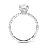 Quintessential 2.00 Carat Oval Solitaire Engagement Ring in 18ct White Gold Hardy Brothers 