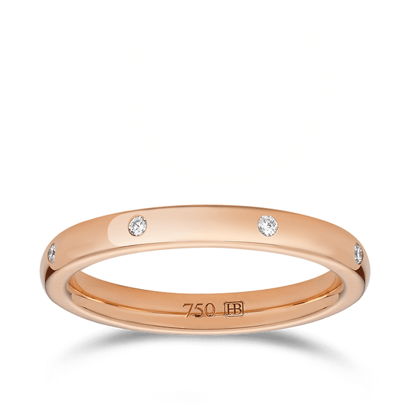 Quintessential Diamond Ring in 18ct Rose Gold Hardy Brothers 