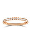 Raffiné 0.34 Carat Diamond Wedding Ring in 18ct Rose Gold Hardy Brothers Jewellers