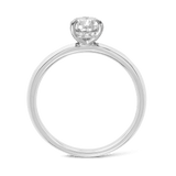 Raffiné 1.00ct Pear Cut Solitaire Engagement Ring in 18ct White Gold Hardy Brothers 